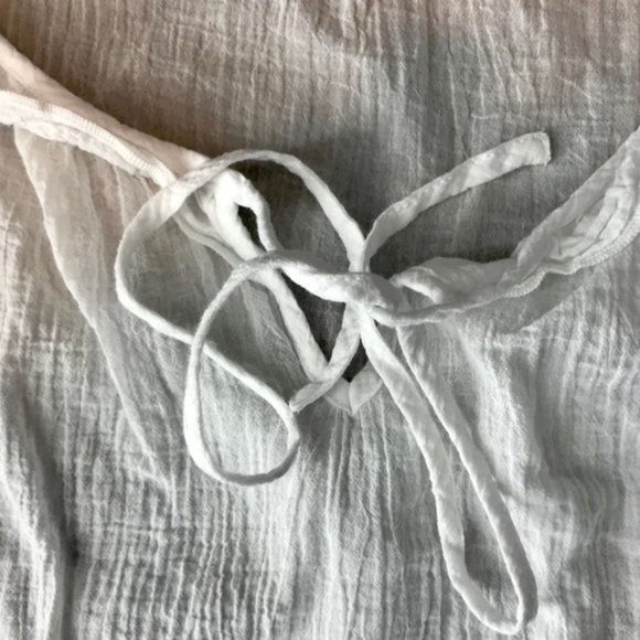 Old Navy Gauze Ruffled Blouse sz L - Picture 5 of 5